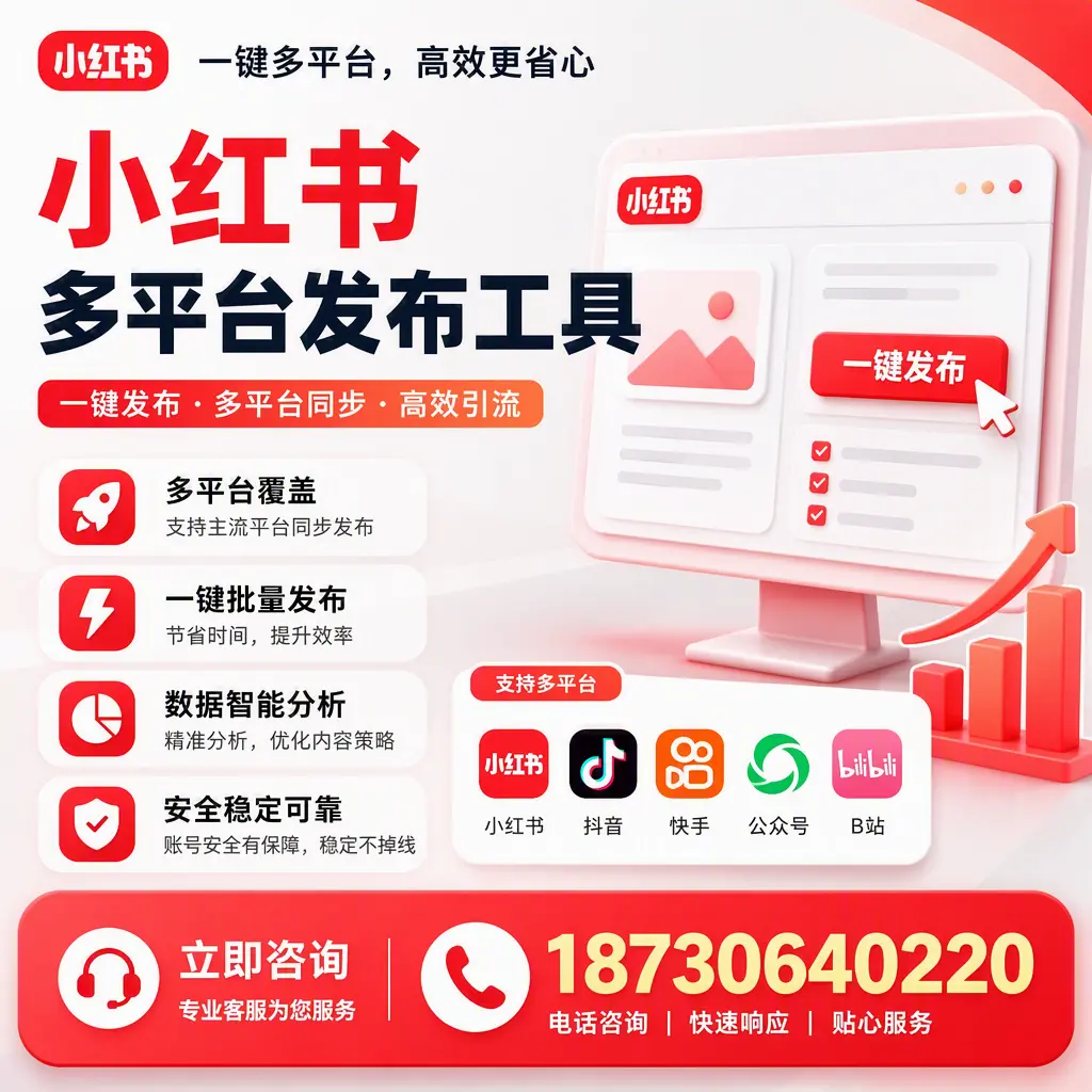 小红书多平台发布工具在 毕节 的应用与优势解析